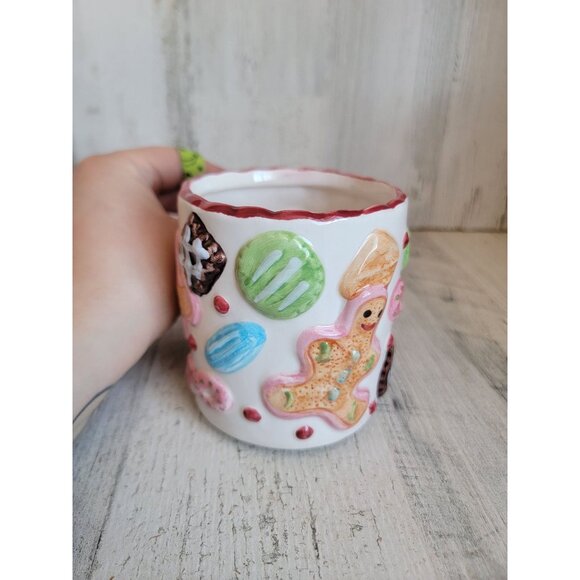 Vintage candy gingerbread mug cup xmas home decor - Picture 5 of 7